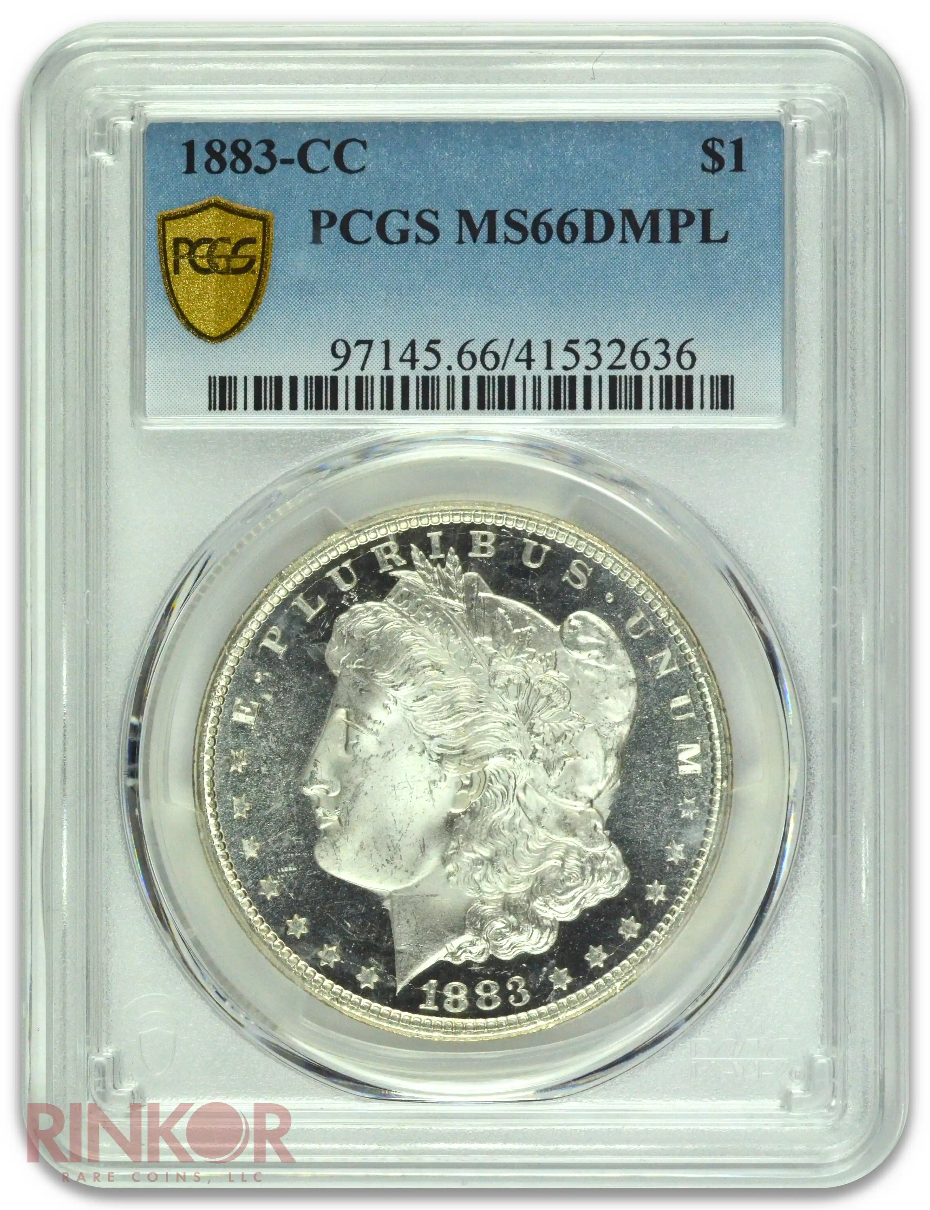 1883-CC $1 Morgan Dollar PCGS MS 66 DMPL