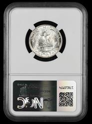 1964 D Washington Quarter Type C Reverse FS-901 NGC MS64 CAC Bill Fivaz Signature Label MS64