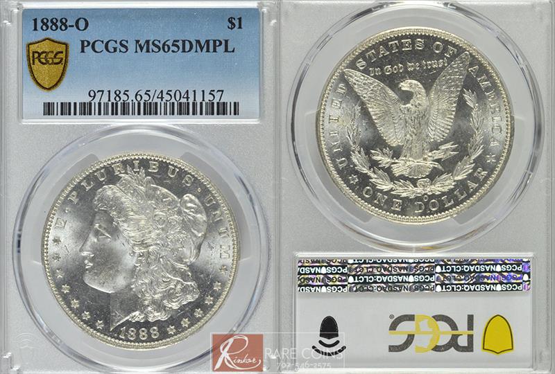 1888-O $1 PCGS MS 65 DMPL 