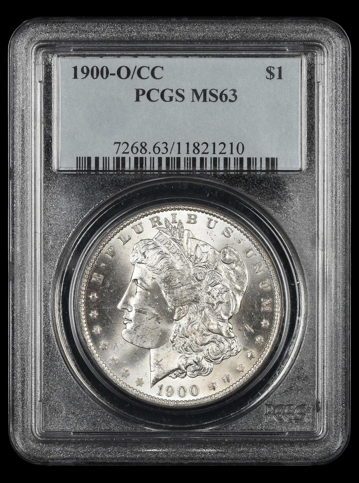 1900-O/CC $1 PCGS MS 63