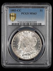 1883-CC $1 PCGS MS 63