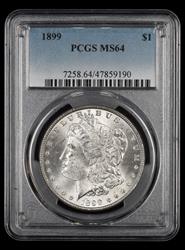 1899 $1 PCGS MS64 MS64