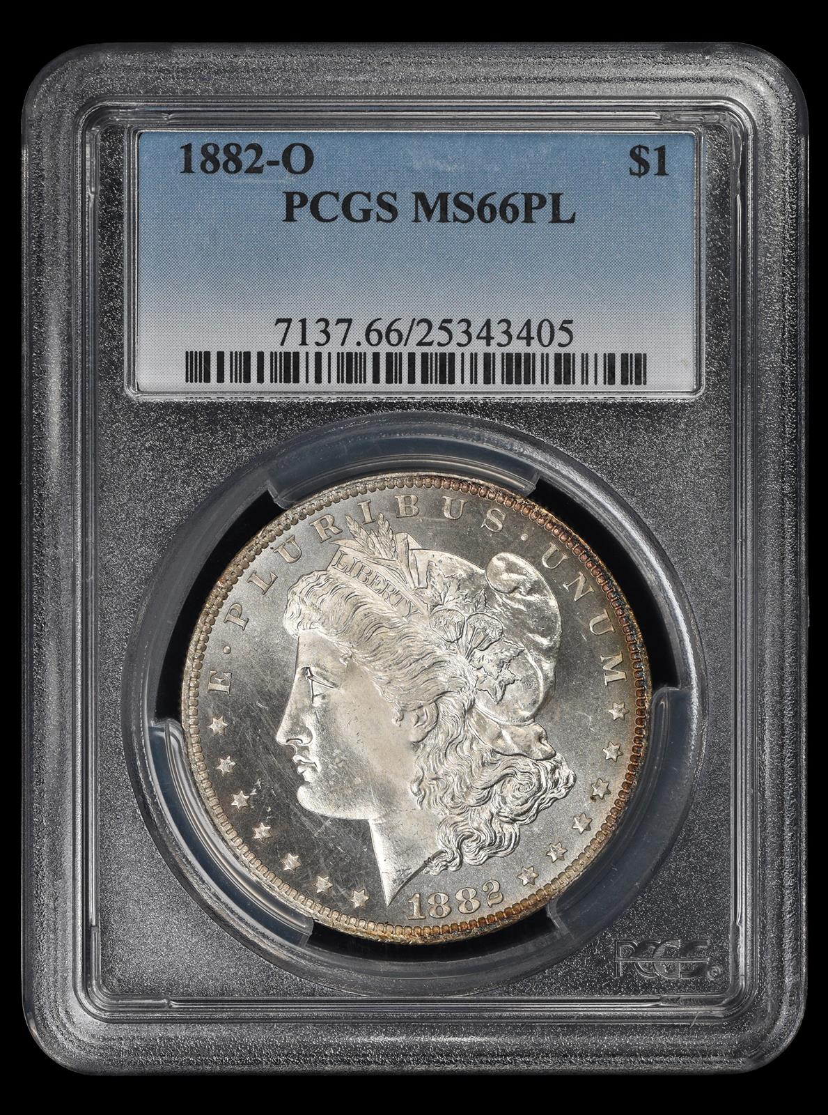 1882 O $1 PCGS MS66PL