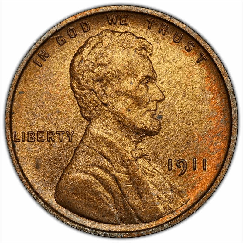 1911 1C PCGS PR64RB CAC