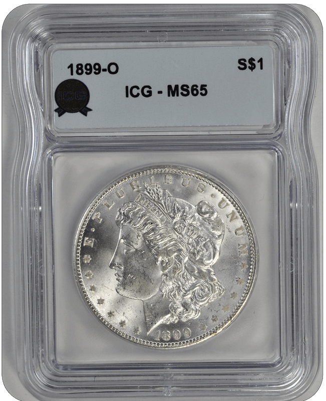 1899-O Morgan ICG MS 65