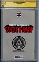 Miles Morales: Spider-Man #33 CGC Signature Series 9.8 (Marvel, 2022) Signed by Gabriele DelOtto 