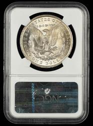1890 O $1 NGC MS 63