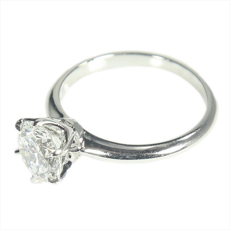 Platinum Tiffany & Co 1.60ct GIA Round Diamond Solitaire Ring - Size 6.25, 4.3g  E Color VVS2 Clarity