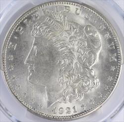 1921-S $1 PCGS MS 64+ CAC