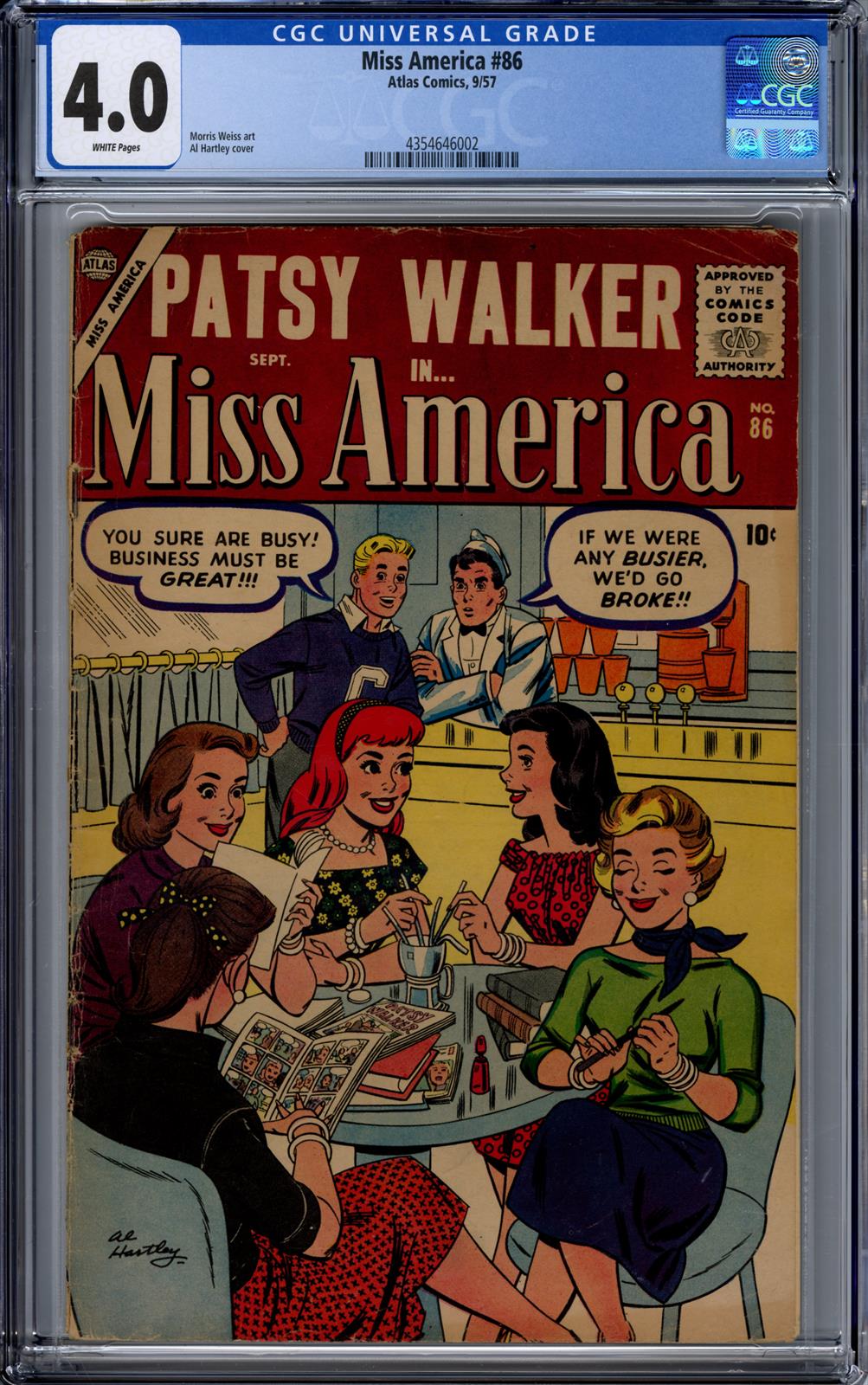 Miss America #86 CGC 4.0 4.0