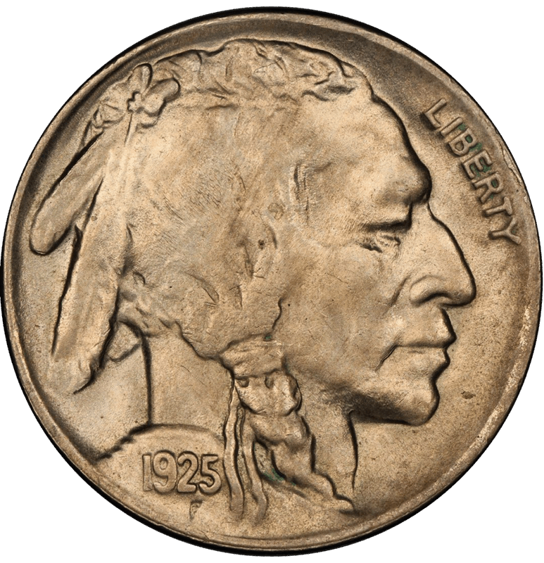 1925-P Buffalo Nickel, PCGS MS 65 - Nice White Coin 