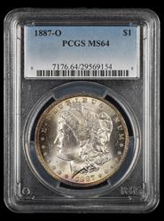 1887-O $1 PCGS MS 64