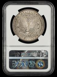 1884 S $1 NGC AU-50