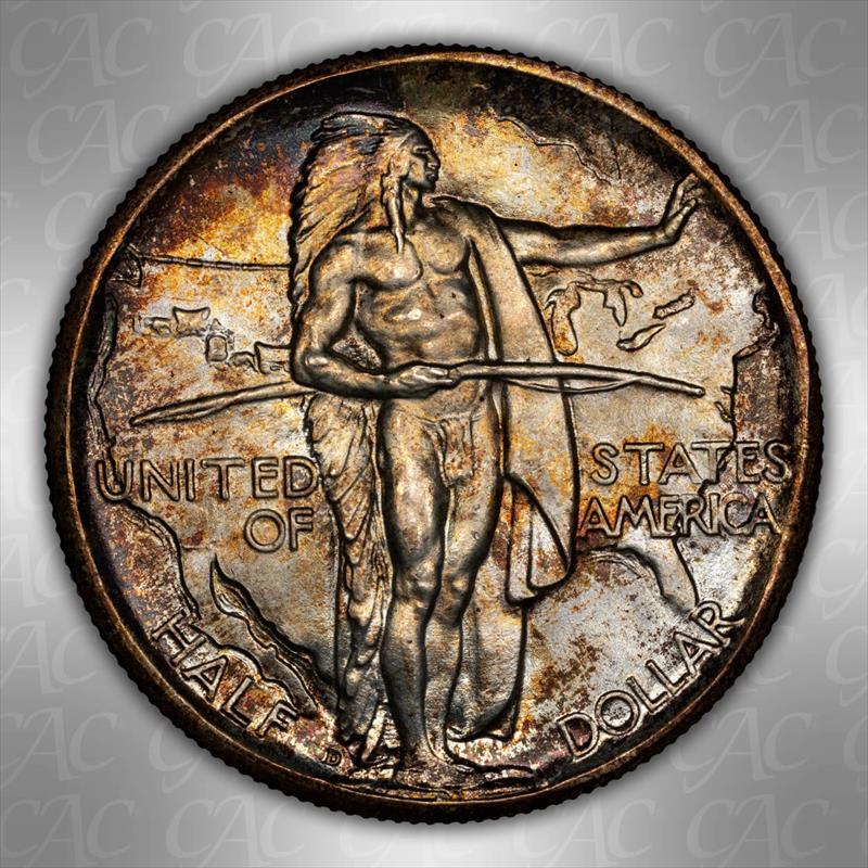 1937-D Oregon Trail 50C NGC MS 68