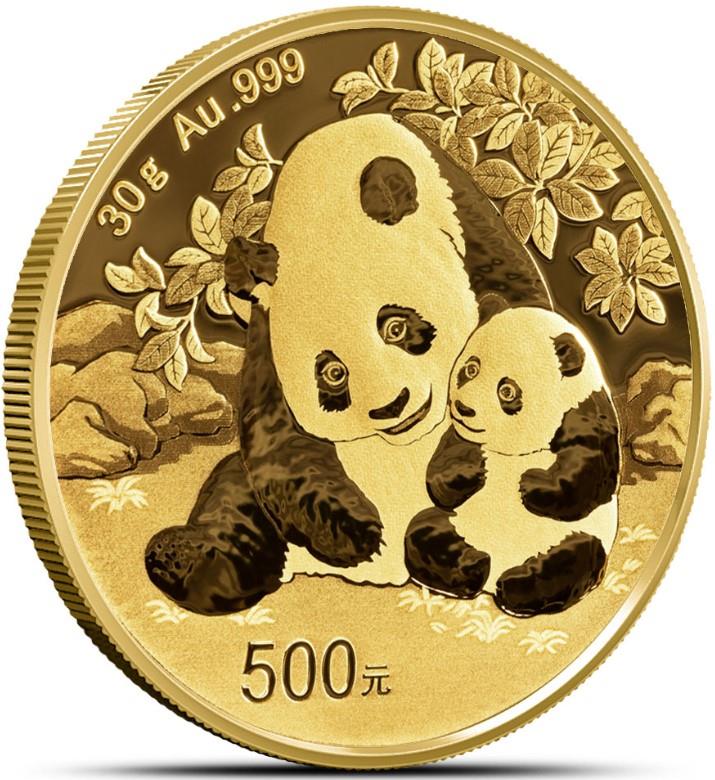 2024 500 Yuan 30gr. Chinese Gold Panda, BU