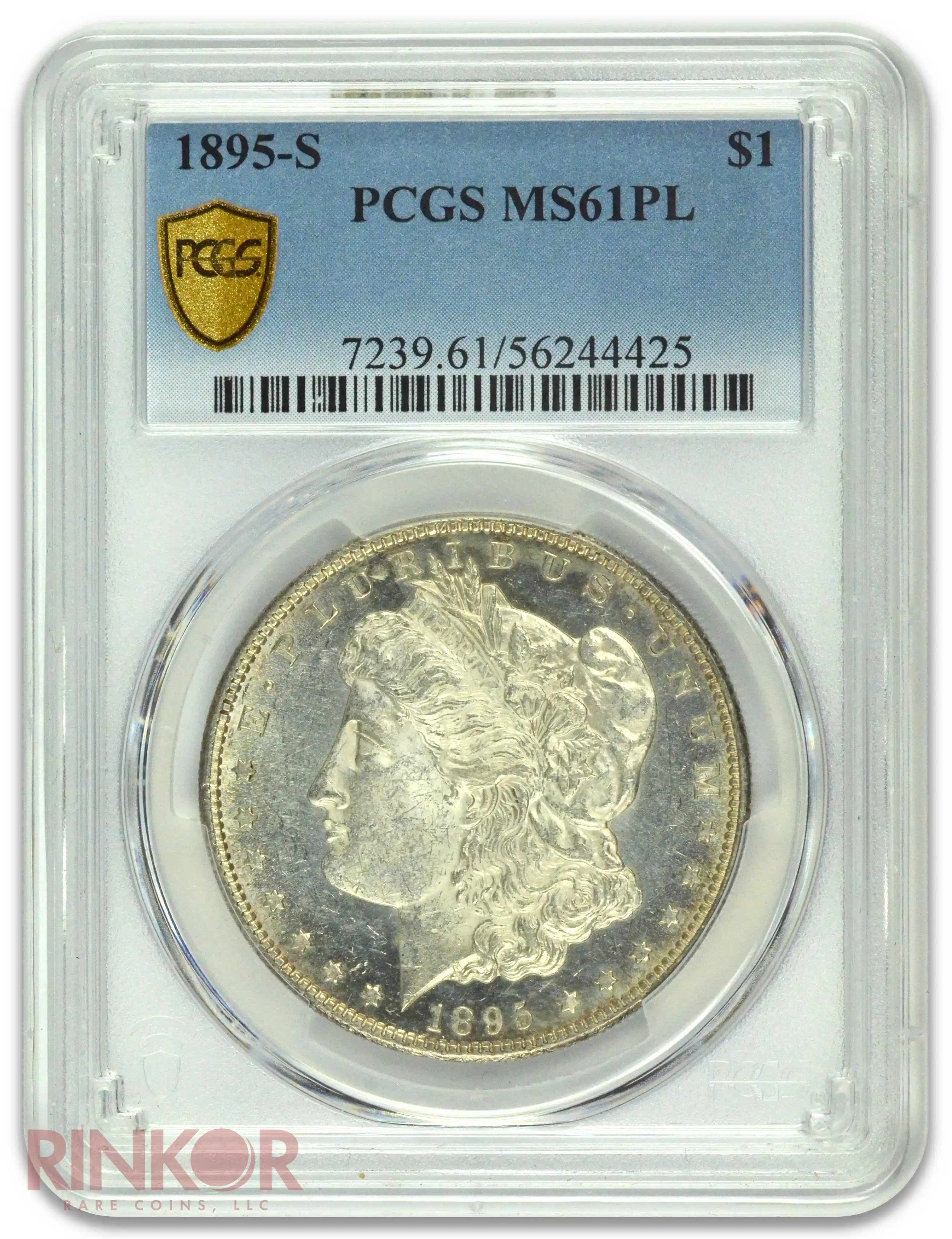 1895-S $1 Morgan Dollar PCGS MS 61 PL