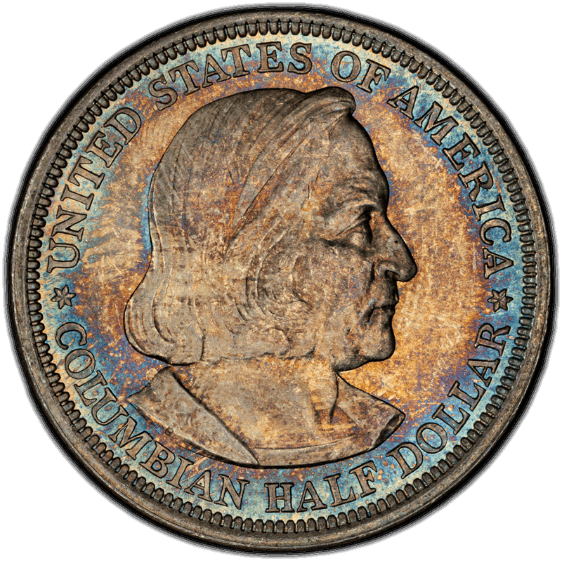 1893 Columbian 50C PCGS MS 66+ CAC