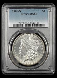 1900-S $1 PCGS MS 61