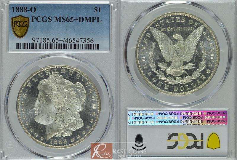 1888-O $1 PCGS MS 65+ DMPL 
