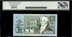Guernsey States of Guernsey 1 Pound ND  1991-2016 Gem New 66PPQ 