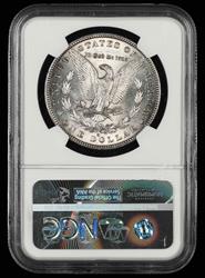 1887 S $1 NGC MS 62
