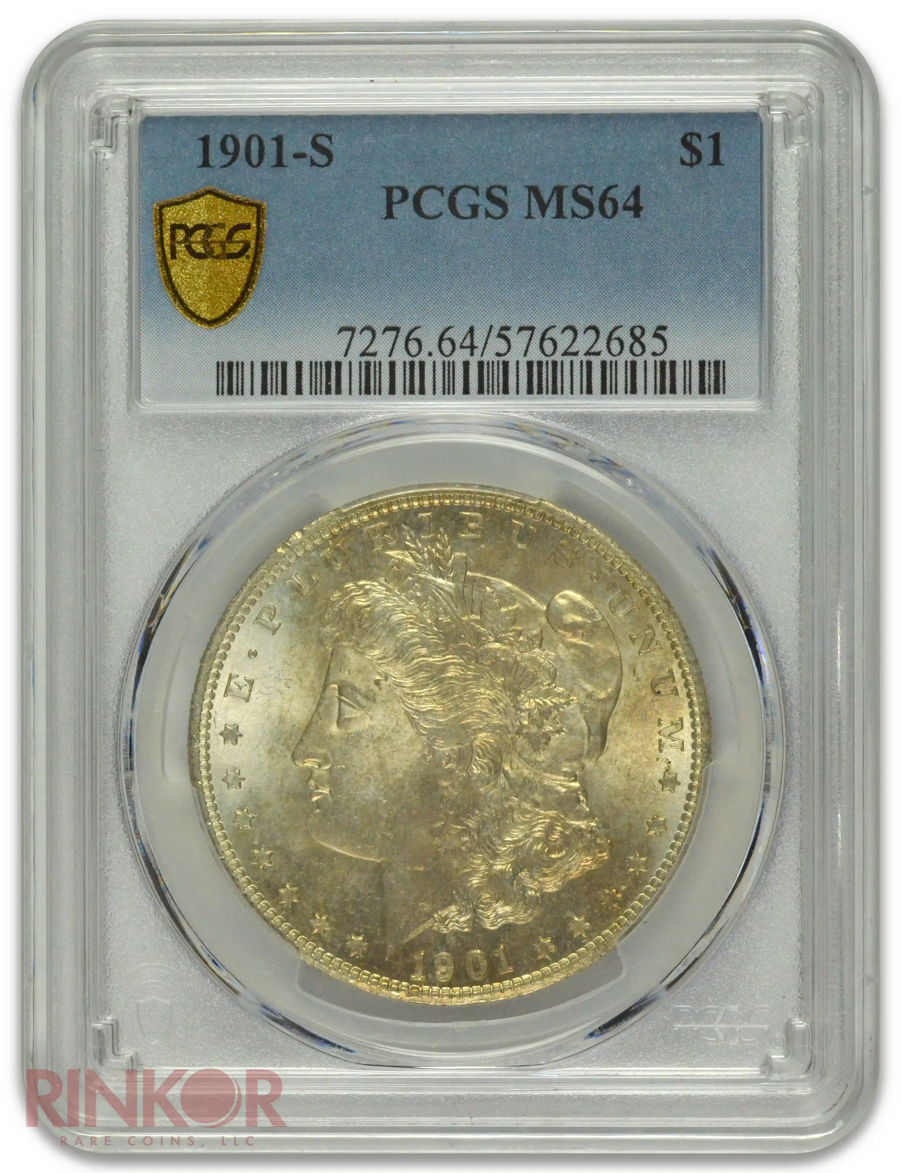 1901-S $1 Morgan Dollar PCGS MS 64