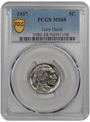 1937 Buffalo PCGS MS 68 