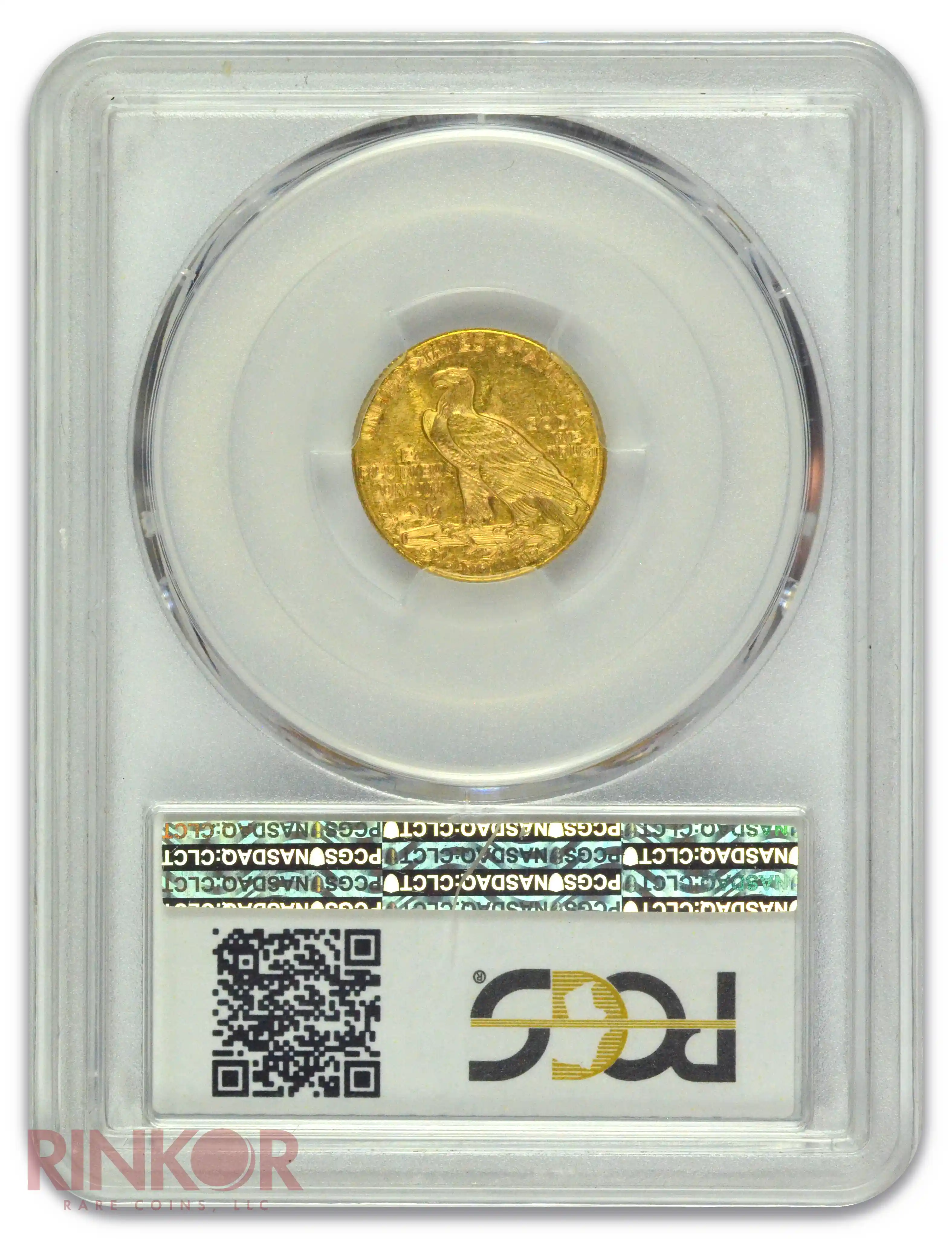 1914-D $2.50 Indian Head PCGS MS 62