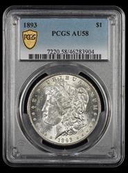 1893 $1 PCGS AU-58