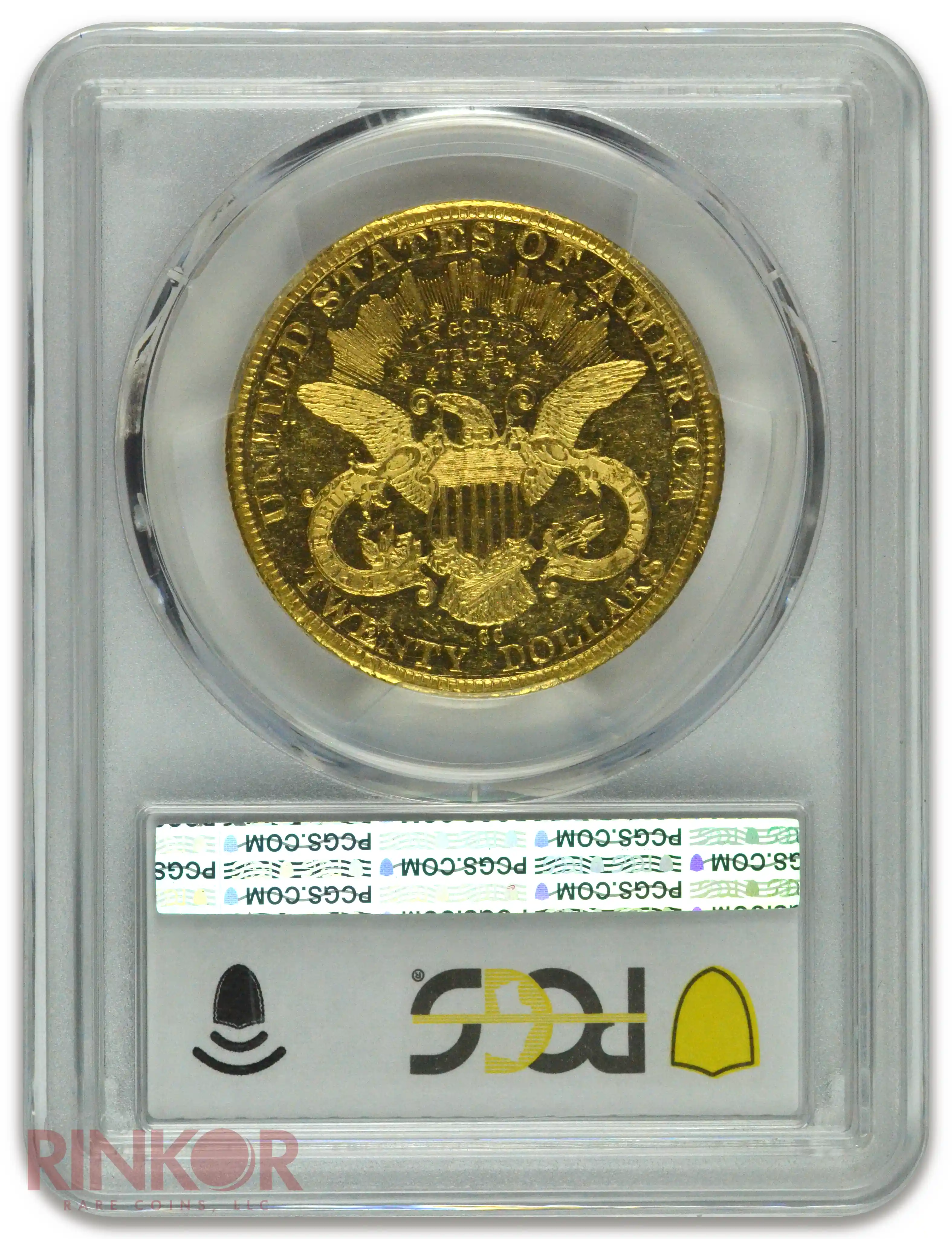 1882-CC $20 Liberty Head PCGS AU-58