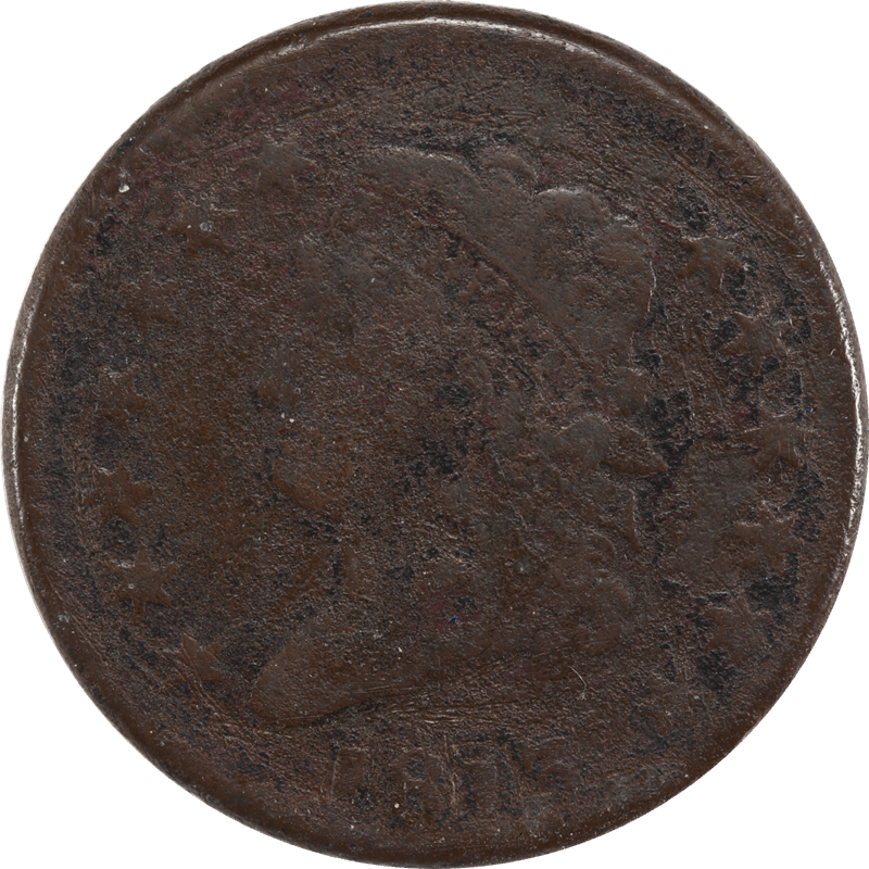 1813  Classic Head Cent 1C Raw Fine
