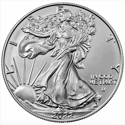 2022 1 OZ AMERICAN SILVER EAGLE 