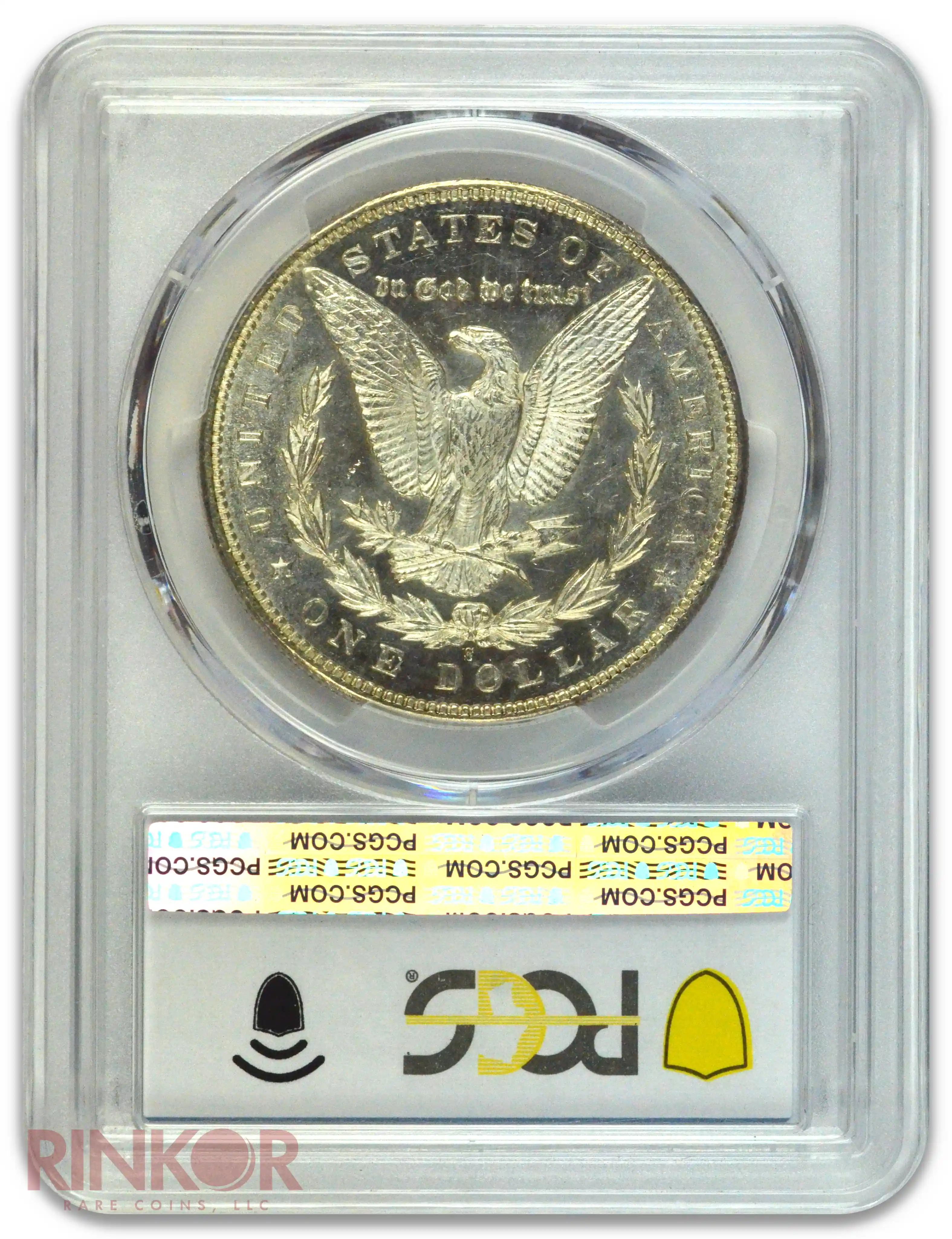 1895-S $1 Morgan Dollar VAM 4 S/Horizontal S PCGS MS 62 PL CAC