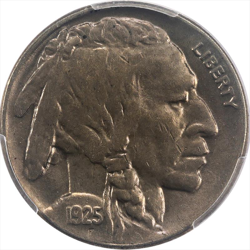 1925-D Buffalo Nickel PCGS AU 58 - Nice Original Coin