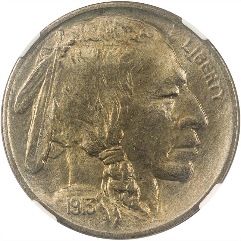 1913  Type 1 Buffalo NGC MS 65 - Nice Toned Original Coin