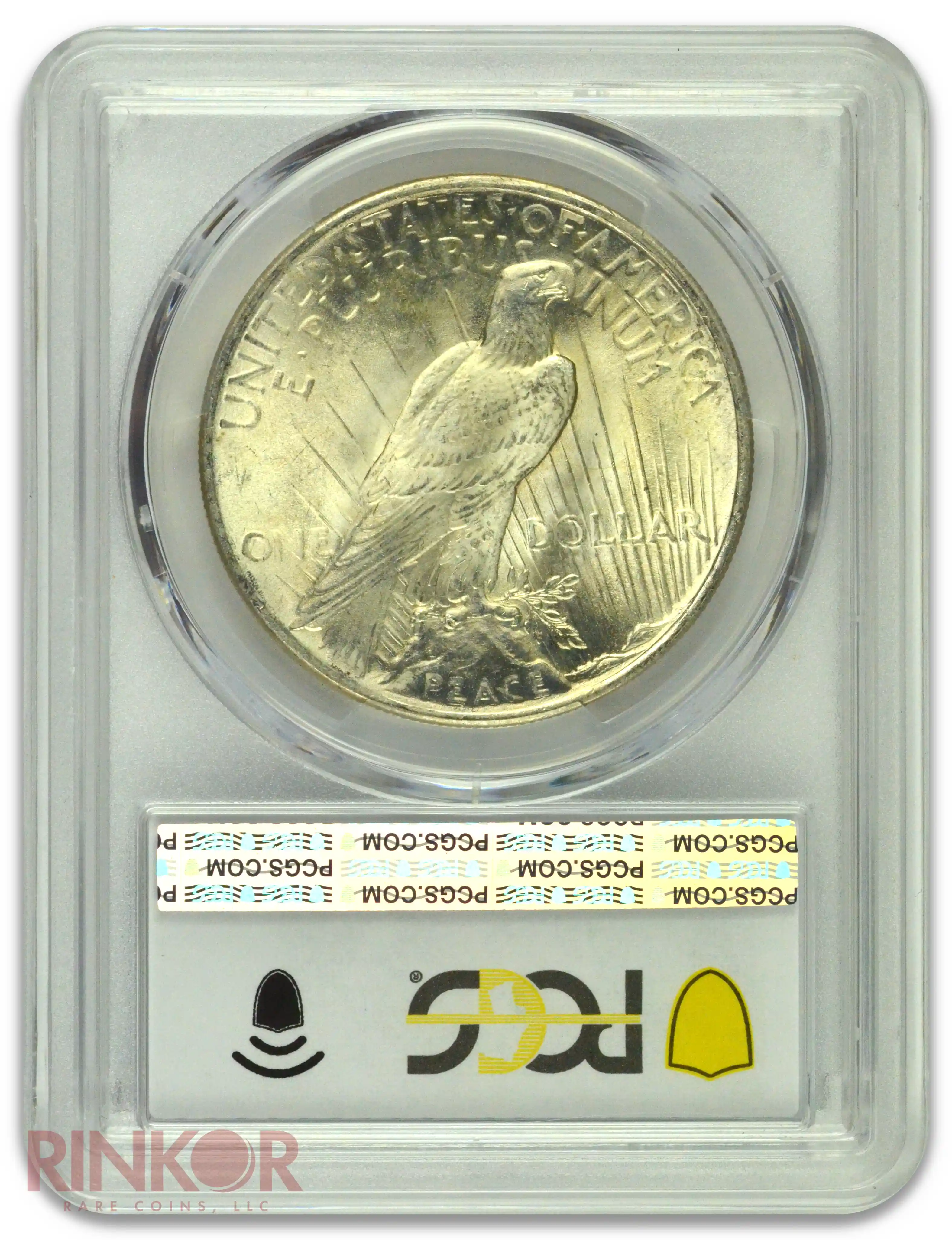1925 $1 Peace Dollar PCGS MS 65 CAC