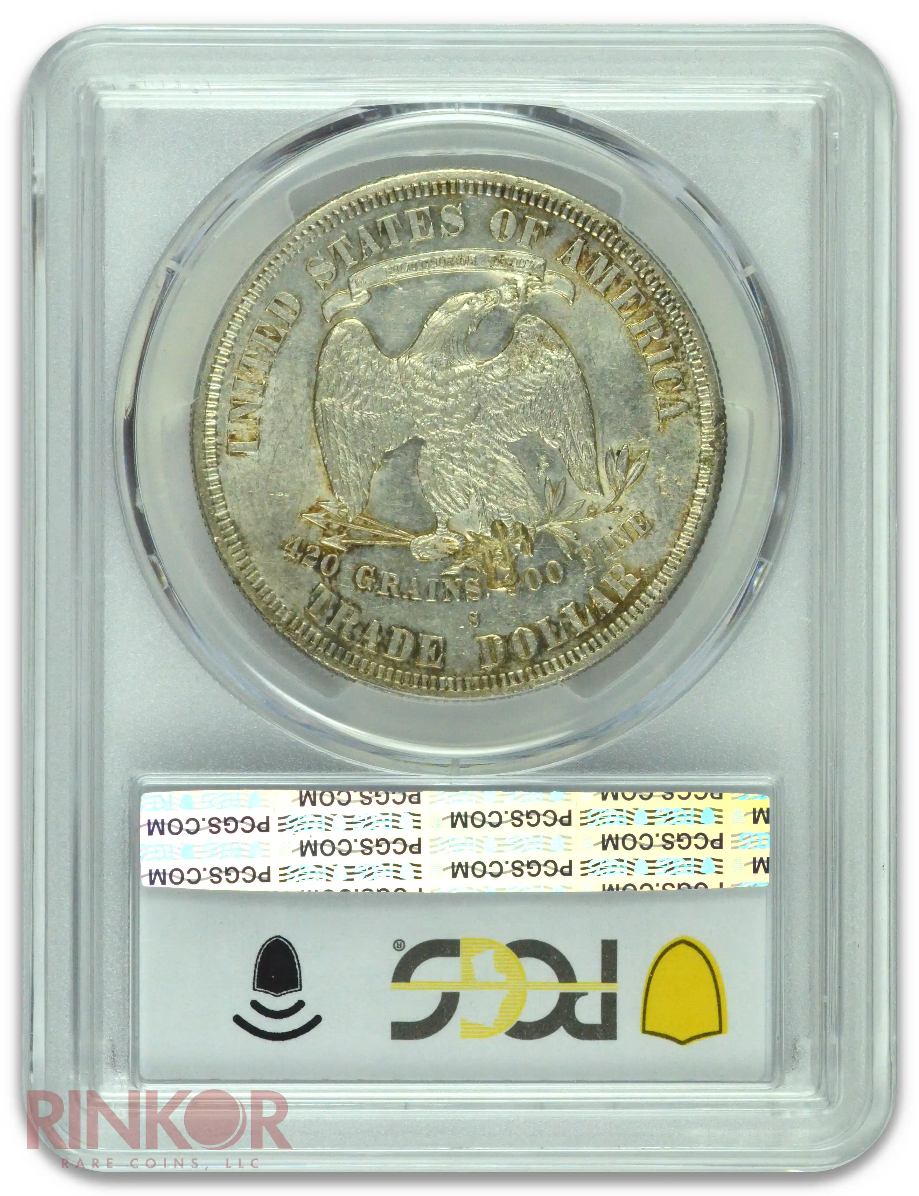 1877-S $1 Trade Dollar Chop Mark PCGS MS 61