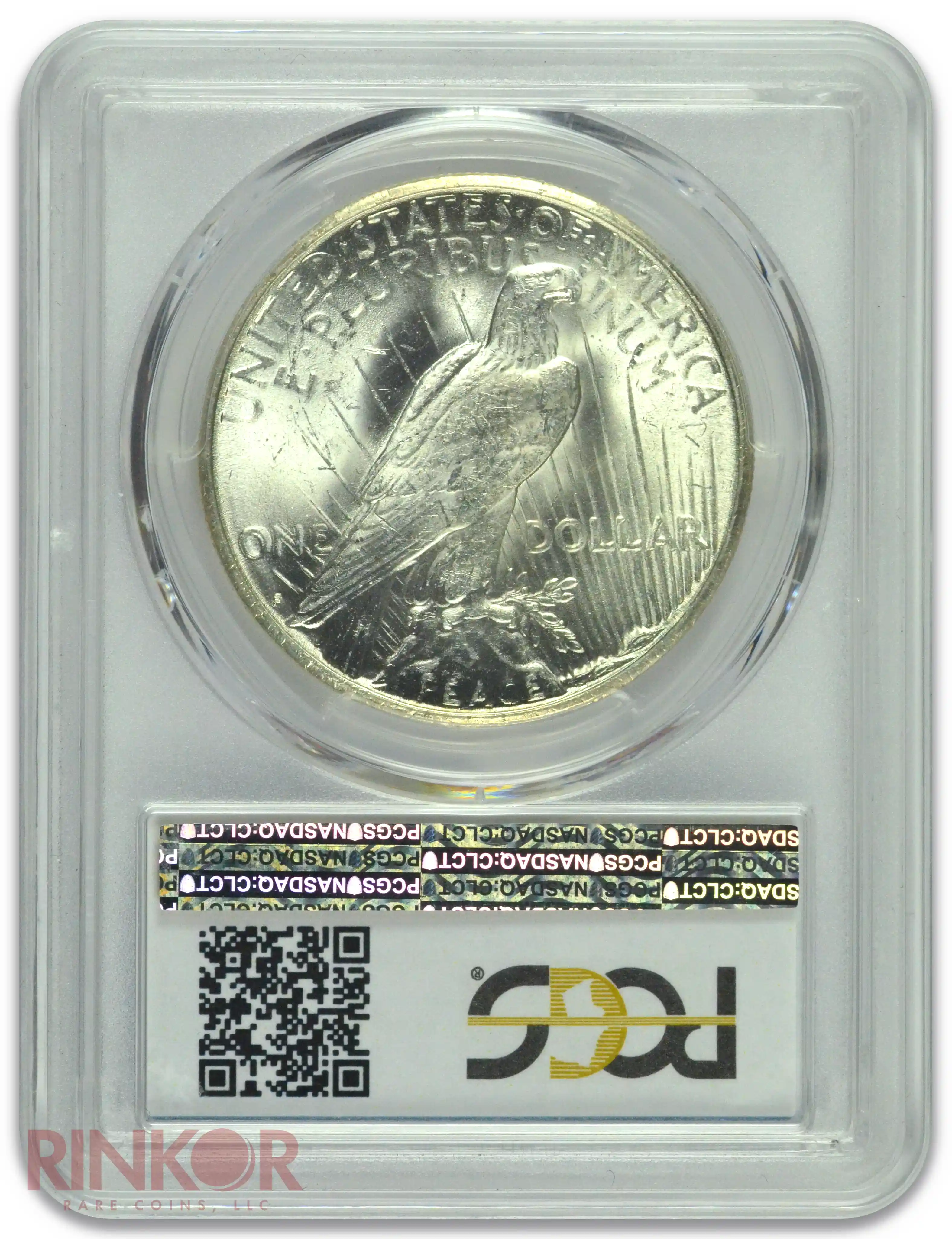 1922-S $1 Peace Dollar PCGS MS 64+