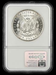 1884 O $1 NGC MS 63