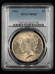 1926 $1 PCGS  MS 62