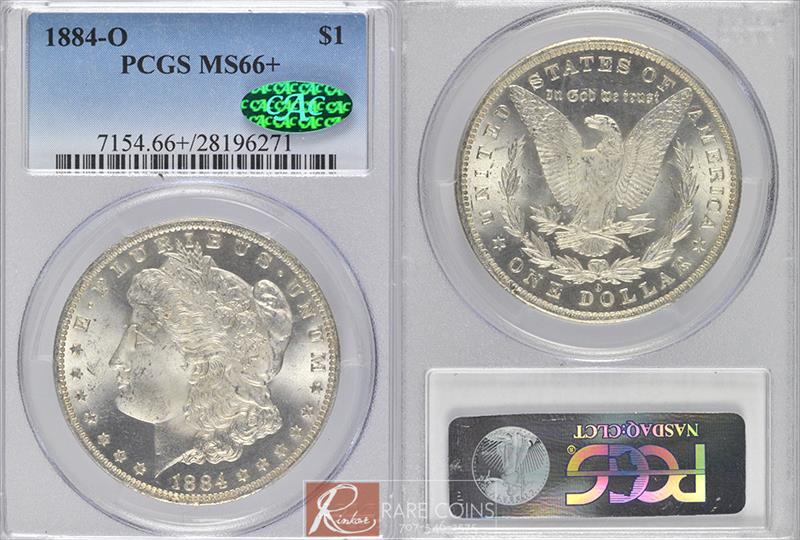 1884-O $1 PCGS MS 66+ CAC