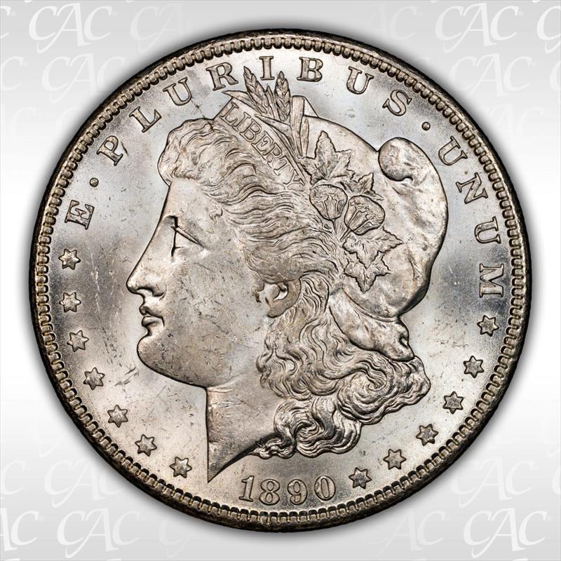 1890-CC $1 CACG MS 63