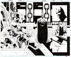 Justice League of America #6 Page 10 & 11 Artist:  Doug Mahnke (Penciller) ,  Christian Alamy (Inker) Media Type: Pen and Ink Art Type: Interior Page 