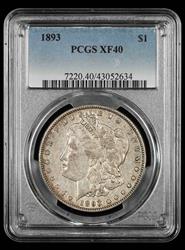 1893 $1 PCGS XF-40