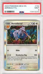 2023 Pokemon Mew En Aerodactyl #142 PSA MINT 9 