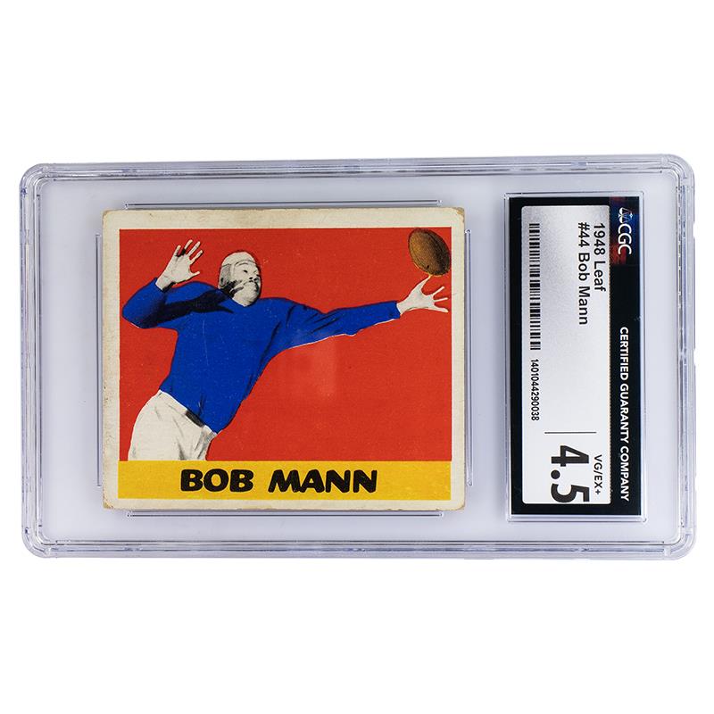 1948 Leaf Bob Mann #44 CGC VG/EX+ 4.5 