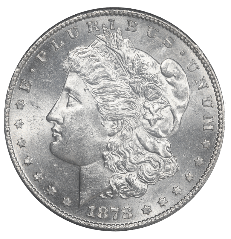 1878-S Morgan Silver Dollar $1 Choice Uncirculated - Nice Coin 