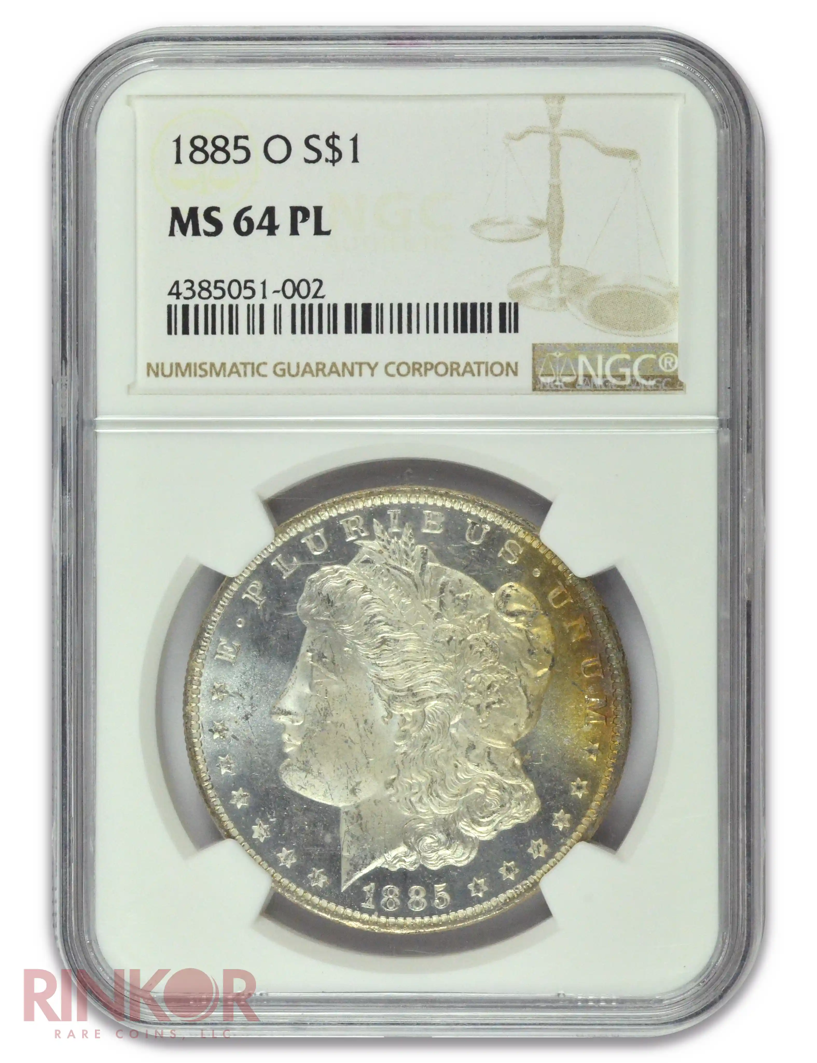 1885-O $1 Morgan Dollar NGC MS 64 PL