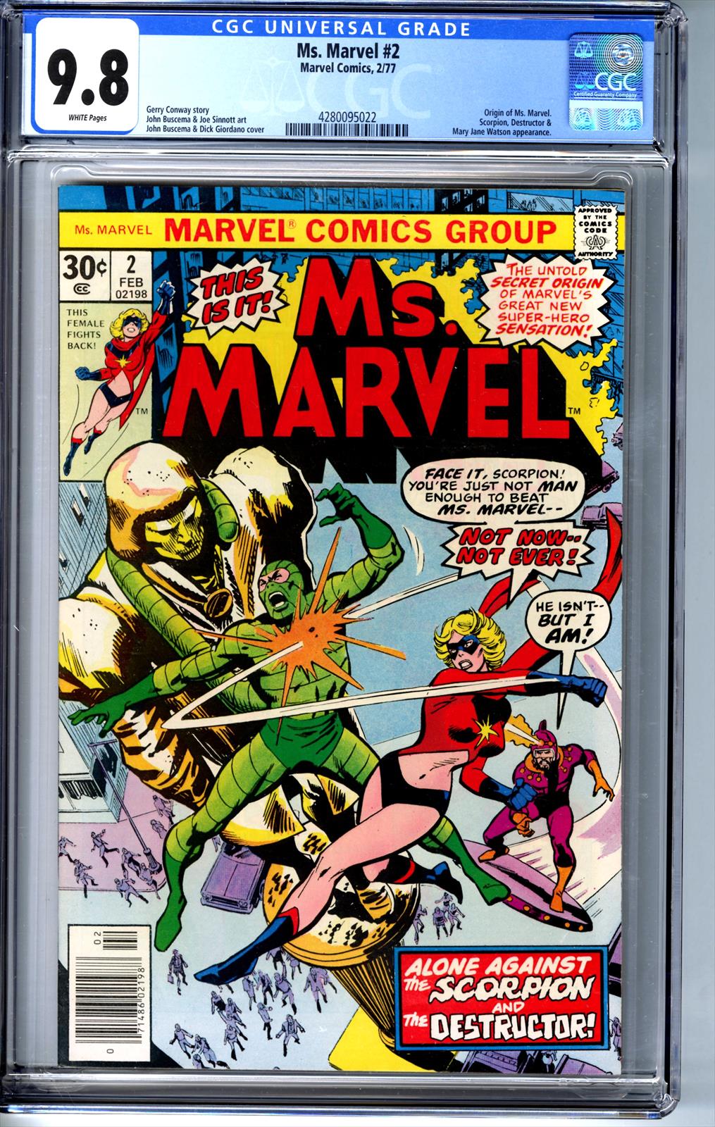 Ms. Marvel #2 CGC 9.8 9.8