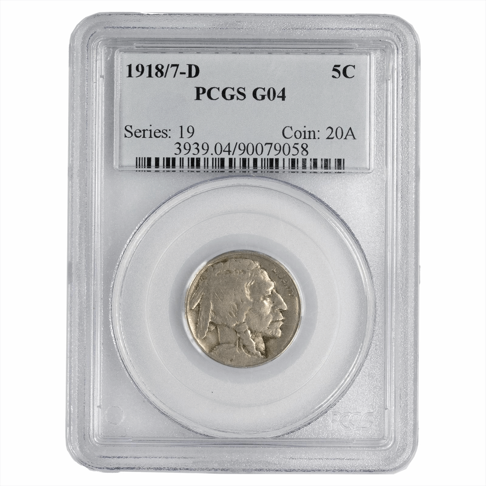 1918/7-D Buffalo Nickel PCGS G 04 